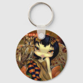 sleutelhanger "Owlyn in Autumn" (Voorkant)