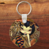 sleutelhanger "Owlyn in Autumn" (Voorkant)