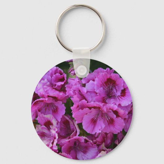 Sleutelhanger, "Paarse Azalea Blossom" Sleutelhanger (Voorkant)