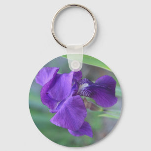 Sleutelhanger, "Paarse Iris" Sleutelhanger
