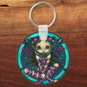 sleutelhanger "Paarse lint" (Voorkant)