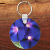 Sleutelhanger Paarse morning Glory Flower (Voorkant)