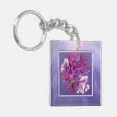 Sleutelhanger Paarse Oceaan Mermaid (Voorkant Links)