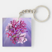 Sleutelhanger Paarse Oceaan Mermaid (Achterkant)