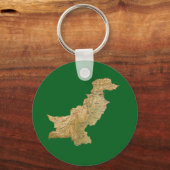 Sleutelhanger Pakistaanse kaart (Voorkant)