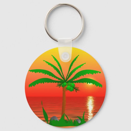 Sleutelhanger palmboom (Voorkant)