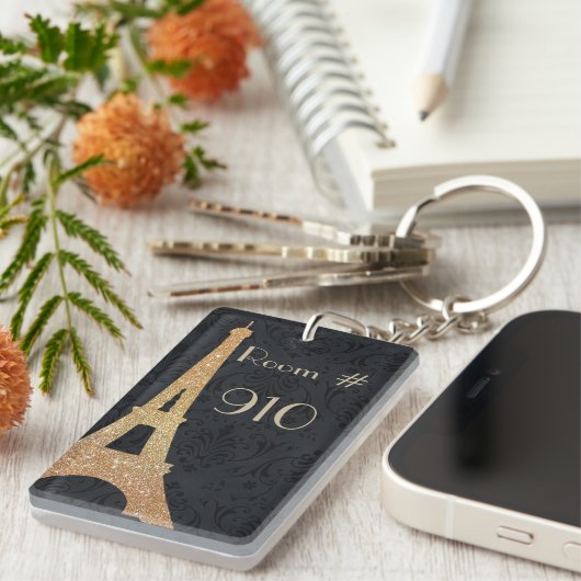 Sleutelhanger Paris ThMED Hotel Room (Voorkant Rechts)