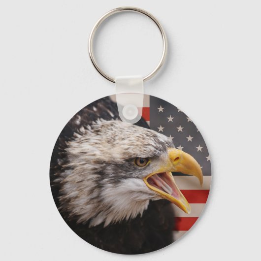 Sleutelhanger patriottisch Afbeelding Eagle (Voorkant)