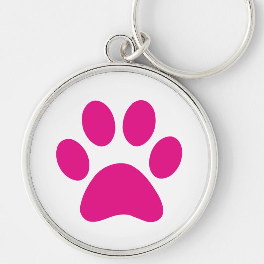 Sleutelhanger Paw Print (Voorkant)