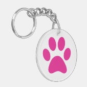 Sleutelhanger Paw Print (Voorkant Links)