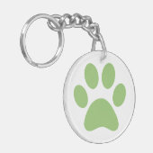 Sleutelhanger Paw Print (Voorkant Links)