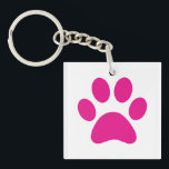 Sleutelhanger Paw Print<br><div class="desc">Paw,  print,  hond,  kat,  huisdier,  puppy,  kitten,  sympathie,  keepasj,  herinnering</div>