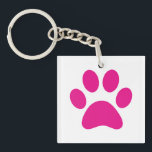 Sleutelhanger Paw Print<br><div class="desc">Paw,  print,  hond,  kat,  huisdier,  puppy,  kitten,  sympathie,  keepasj,  herinnering</div>