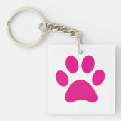 Sleutelhanger Paw Print (voorkant)