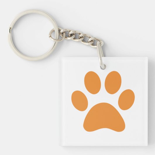 Sleutelhanger Paw Print (Voorkant)