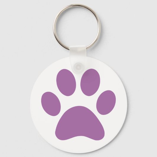 Sleutelhanger Paw Print (Voorkant)