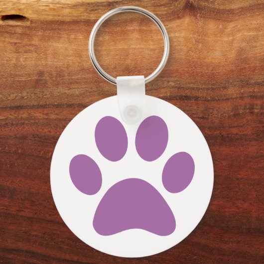 Sleutelhanger Paw Print (Achterkant)