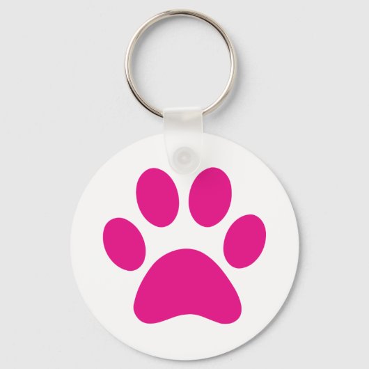 Sleutelhanger Paw Print (Voorkant)