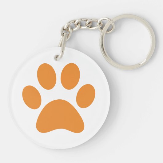 Sleutelhanger Paw Print (Achterkant)