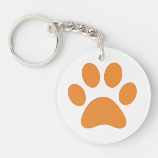 Sleutelhanger Paw Print (Voorkant)