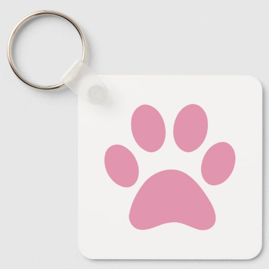 Sleutelhanger Paw Print (Voorkant)