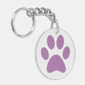 Sleutelhanger Paw Print (Voorkant Links)