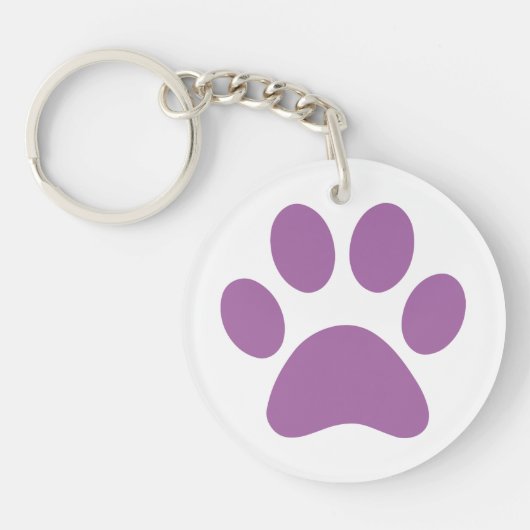 Sleutelhanger Paw Print (Voorkant)