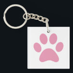 Sleutelhanger Paw Print<br><div class="desc">Fun Paw-afdrukontwerp voor dierenvrienden!</div>