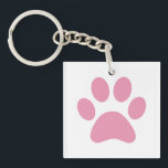 Sleutelhanger Paw Print<br><div class="desc">Fun Paw-afdrukontwerp voor dierenvrienden!</div>