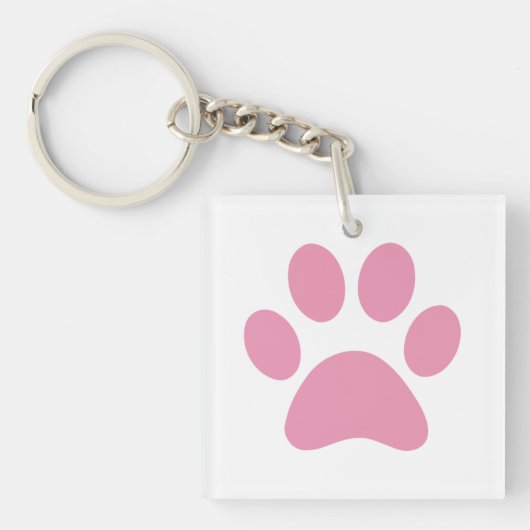 Sleutelhanger Paw Print (voorkant)