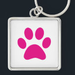 Sleutelhanger Paw Print<br><div class="desc">Paw,  print,  hond,  kat,  huisdier,  puppy,  kitten,  sympathie,  keepasj,  herinnering</div>