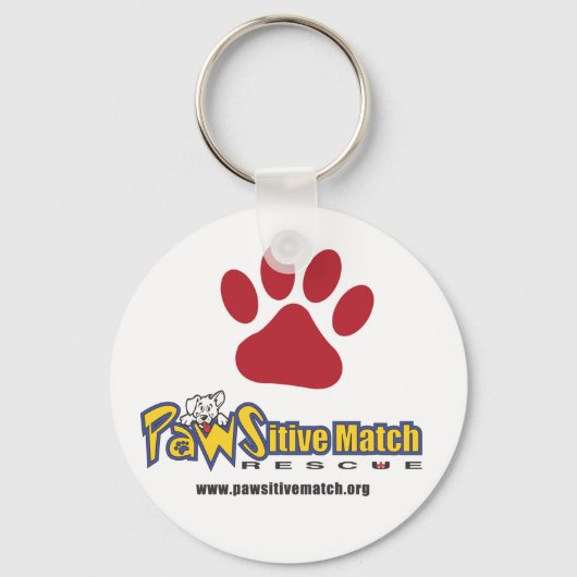 Sleutelhanger Pawsitive Match (Voorkant)