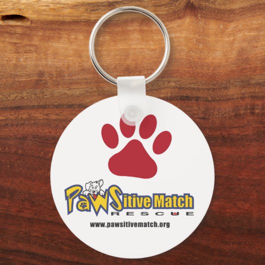 Sleutelhanger Pawsitive Match (Voorkant)
