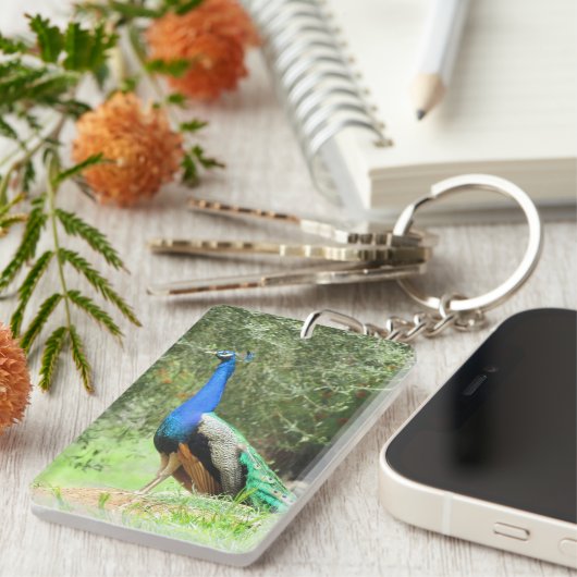 sleutelhanger - Peacock (Voorkant Rechts)