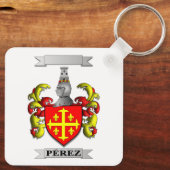 Sleutelhanger Perez Achternaam En Wapen (Achterkant)