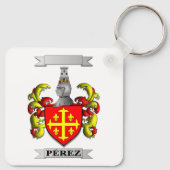 Sleutelhanger Perez Achternaam En Wapen (Achterkant)