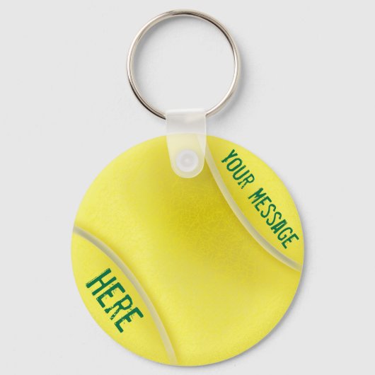 Sleutelhanger - Persoonlijke tenniscadeaus voor vr (Voorkant)