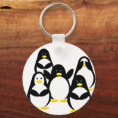 Sleutelhanger Pinguïn Party (Voorkant)