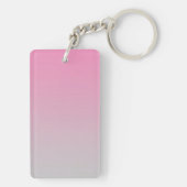 sleutelhanger: PINK GRAY OMBRE Sleutelhanger (achterkant)