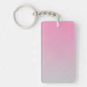 sleutelhanger: PINK GRAY OMBRE Sleutelhanger (Voorkant)
