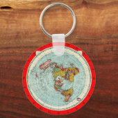 Sleutelhanger platte kaart (Voorkant)