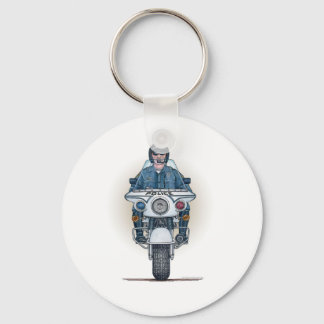 Sleutelhanger Politiemotorfiets