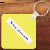 Sleutelhanger - Polydactylade afdrukken (Achterkant)