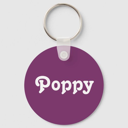 Sleutelhanger Poppy (Voorkant)