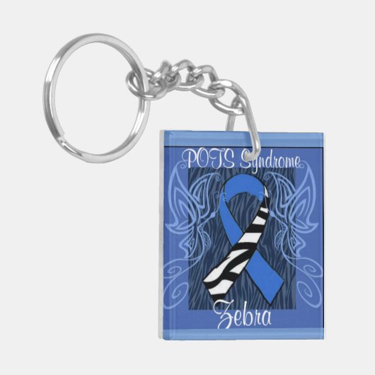 sleutelhanger "POTS Zebra" (Voorkant Links)