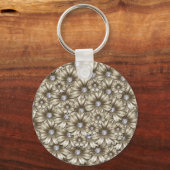 Sleutelhanger prachtige diamantbloemen (Voorkant)