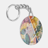 Sleutelhanger Prickly Pear Cactus (Voorkant Links)