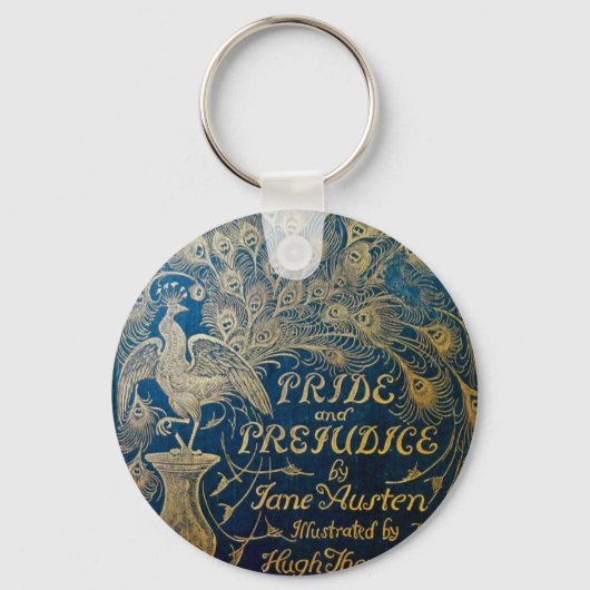 Sleutelhanger Pride & Prejudice Peacock (Voorkant)