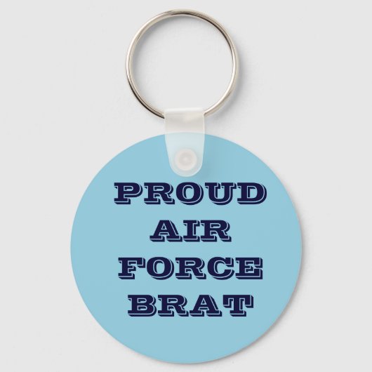Sleutelhanger Proud Air Force Brat (Voorkant)