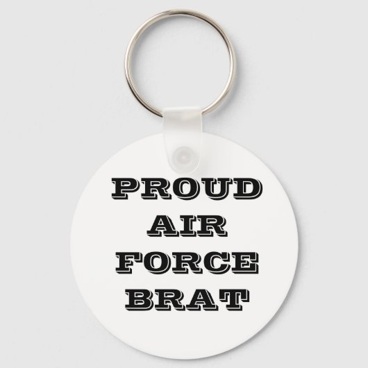 Sleutelhanger Proud Air Force Brat (Voorkant)